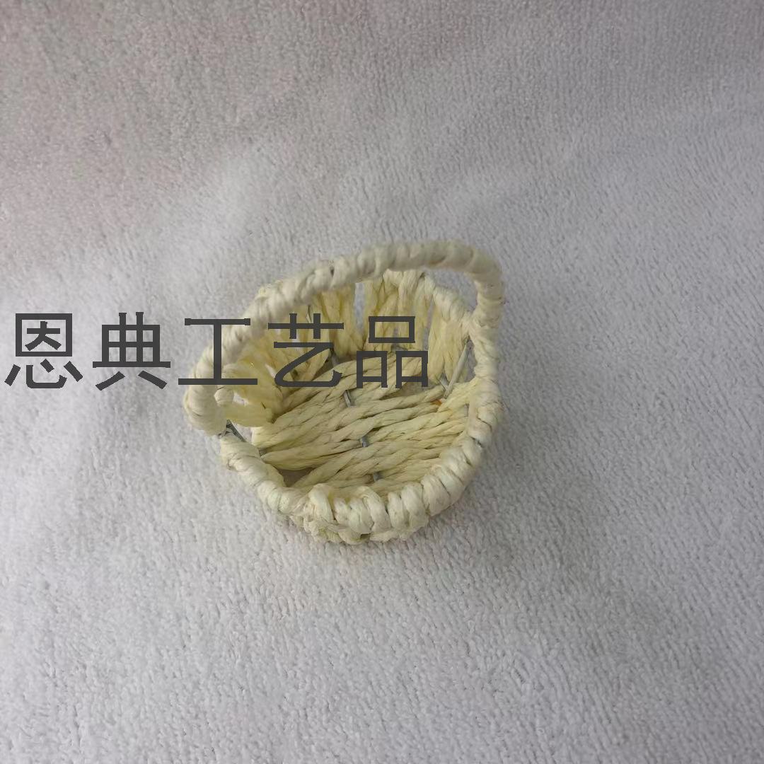 Handmade Woven Candy Basket Wedding Candies Box Ferrero Box Paper Rope Basket European Wedding Candies Box Factory Wholesale