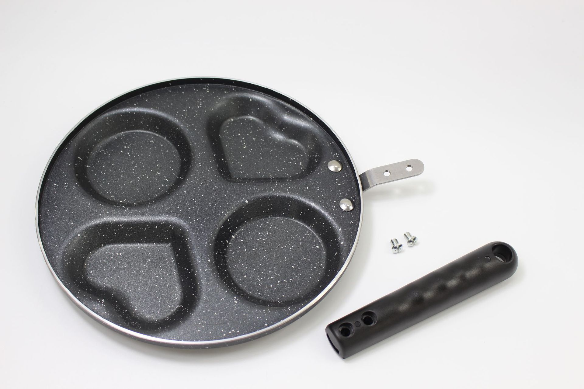 In Stock Wholesale Medical Stone Four Holes Egg Frying Pan Three Five Seven Holes Griddle Household Non-Stick Egg Dumplings Poached Egg Fry Pan