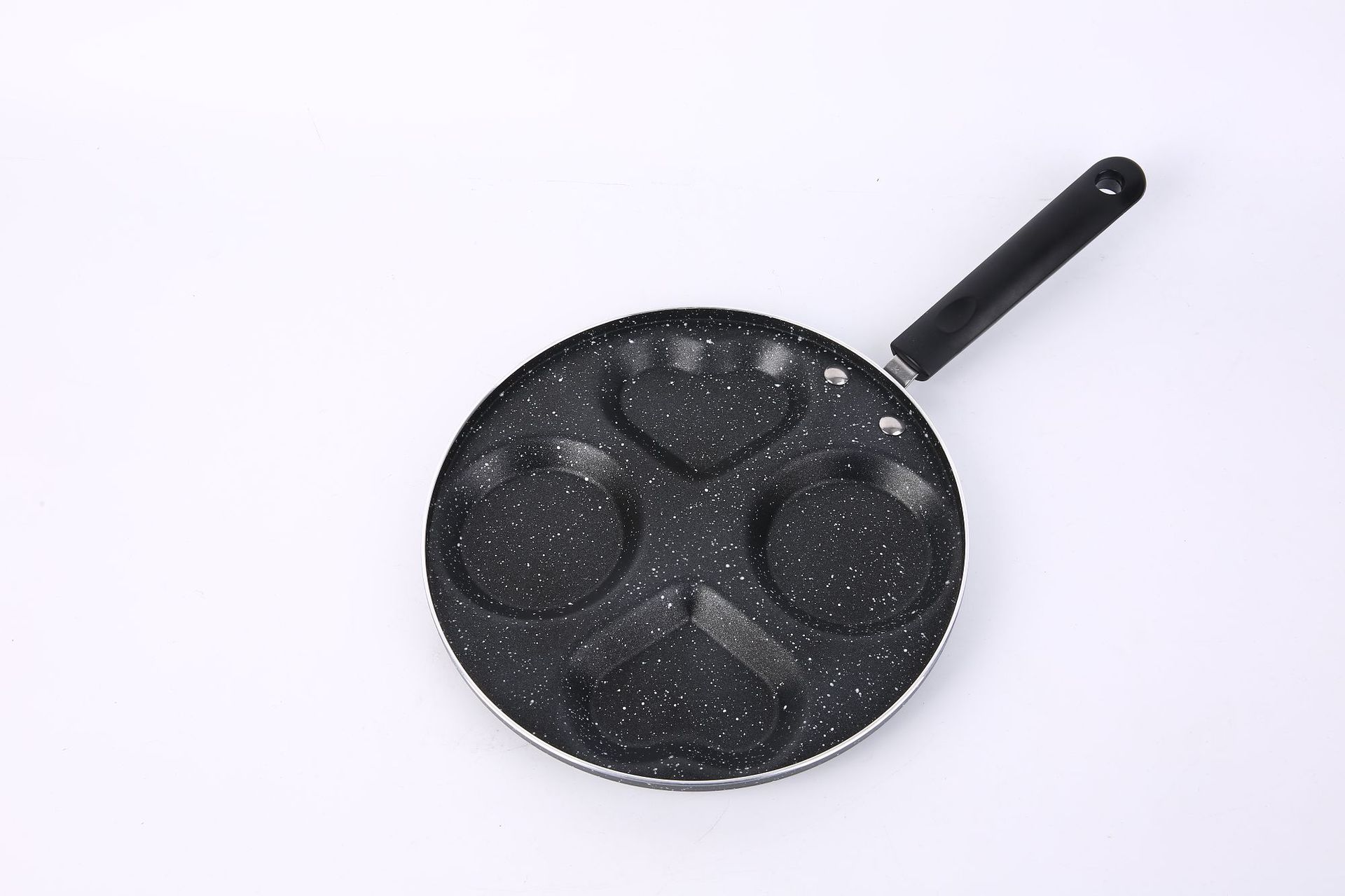 In Stock Wholesale Medical Stone Four Holes Egg Frying Pan Three Five Seven Holes Griddle Household Non-Stick Egg Dumplings Poached Egg Fry Pan