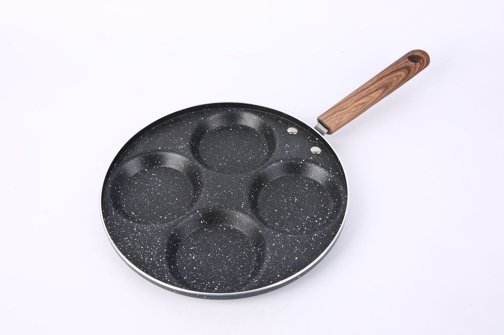 In Stock Wholesale Medical Stone Four Holes Egg Frying Pan Three Five Seven Holes Griddle Household Non-Stick Egg Dumplings Poached Egg Fry Pan