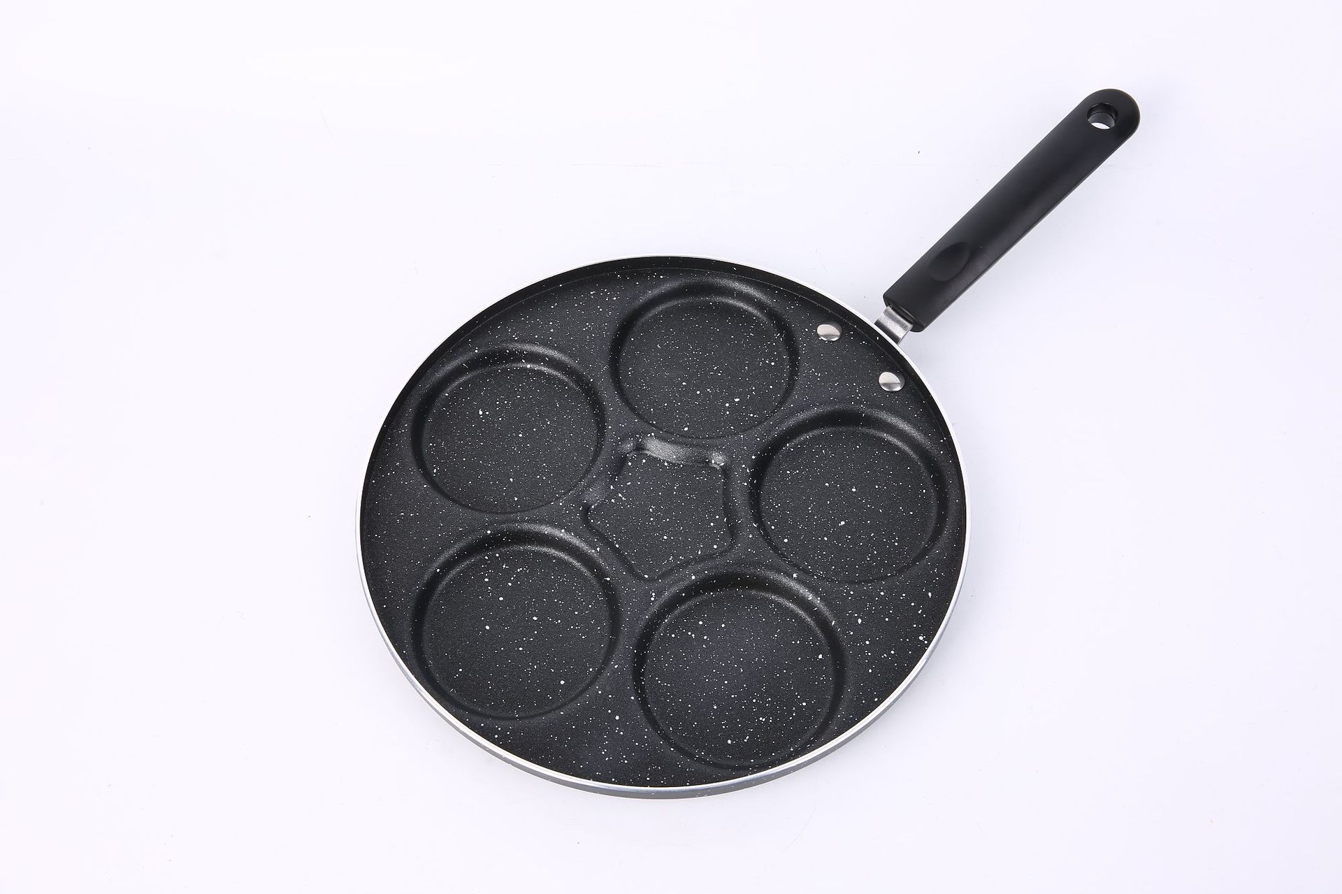 In Stock Wholesale Medical Stone Four Holes Egg Frying Pan Three Five Seven Holes Griddle Household Non-Stick Egg Dumplings Poached Egg Fry Pan
