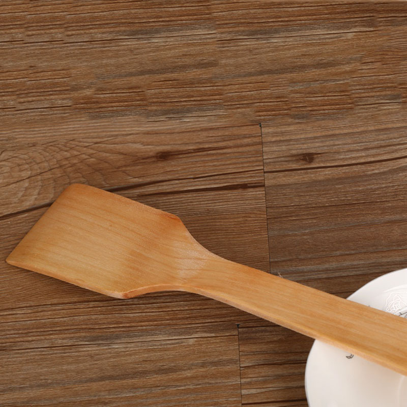 Wooden shovel with long handle non - stick pan special spatula Chinese style Wooden spoon, anti - scalding wood stir - fry shovel kitchen supplies