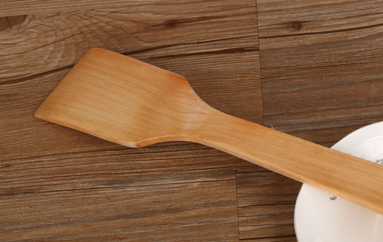 Wooden shovel with long handle non - stick pan special spatula Chinese style Wooden spoon, anti - scalding wood stir - fry shovel kitchen supplies Wooden shovel with long handle non - stick pan special spatula Chinese style Wooden spoon, anti - scalding wood stir - fry shovel kitchen supplies