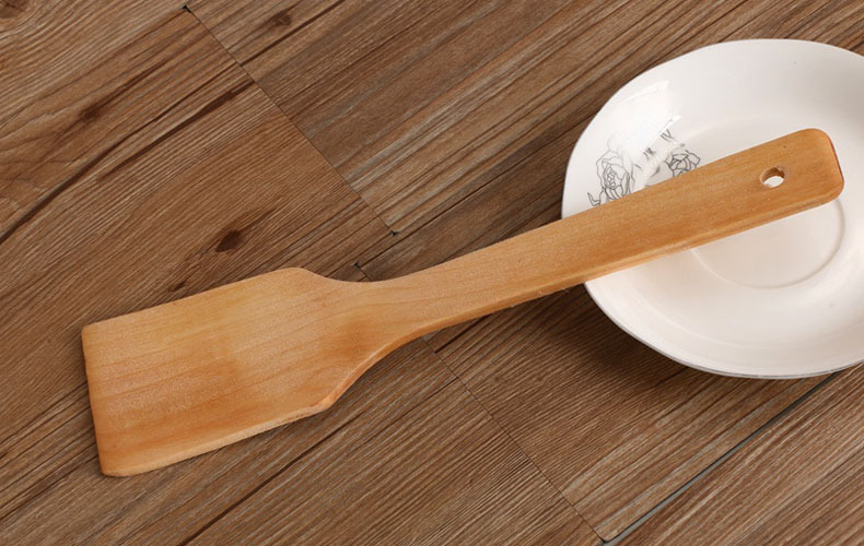 Wooden shovel with long handle non - stick pan special spatula Chinese style Wooden spoon, anti - scalding wood stir - fry shovel kitchen supplies Wooden shovel with long handle non - stick pan special spatula Chinese style Wooden spoon, anti - scalding wood stir - fry shovel kitchen supplies
