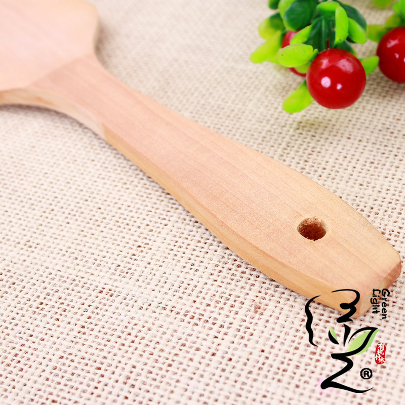 Long handle wooden spoon, non - stick pan special spatula Chinese wooden spoon, anti - scalding wood stir - fry shovel kitchen wooden products