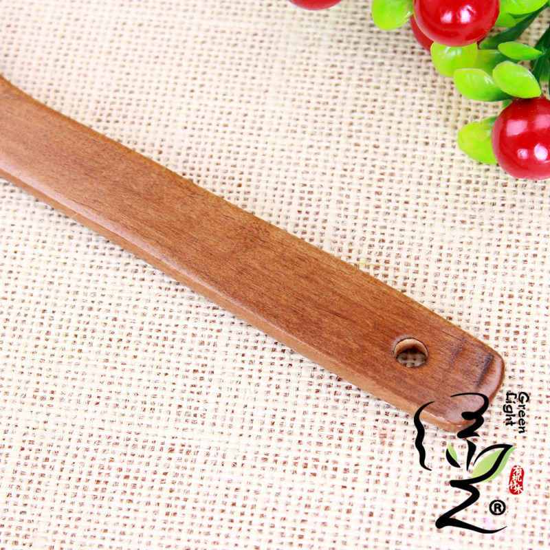 Long handle wooden spoon, non - stick pan special spatula Chinese wooden spoon, anti - scalding wood stir - fry shovel kitchen wooden products