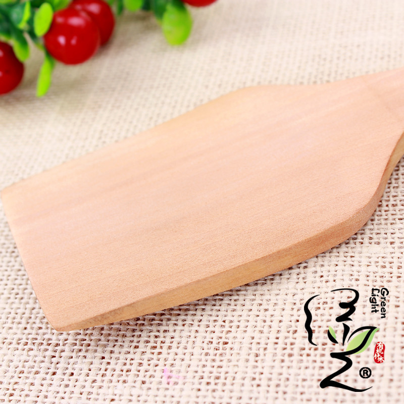 Long handle wooden spoon, non - stick pan special spatula Chinese wooden spoon, anti - scalding wood stir - fry shovel kitchen wooden products