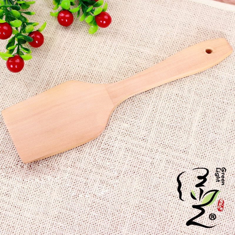 Long handle wooden spoon, non - stick pan special spatula Chinese wooden spoon, anti - scalding wood stir - fry shovel kitchen wooden products