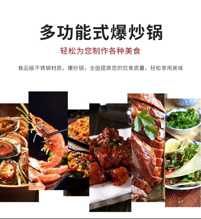 Stainless Steel Wok Extra Thick Quick-Fry Pan Binaural Specifications Complete Wok Restaurant Canteen Hotel Wok Wholesale Wholesale Factory Price Stainless Steel Wok Extra Thick Quick-Fry Pan Binaural Specifications Complete Wok Restaurant Canteen Hotel Wok Wholesale Wholesale Factory Price