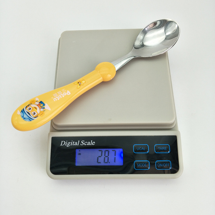 Pororo Children Spoon Baby Rice Spoon Soup Spoon 304 Stainless Steel Feeding Spoon Tableware Maternal and Child Supplies Long Handle Pororo Children Spoon Baby Rice Spoon Soup Spoon 304 Stainless Steel Feeding Spoon Tableware Maternal and Child Supplies Long Handle