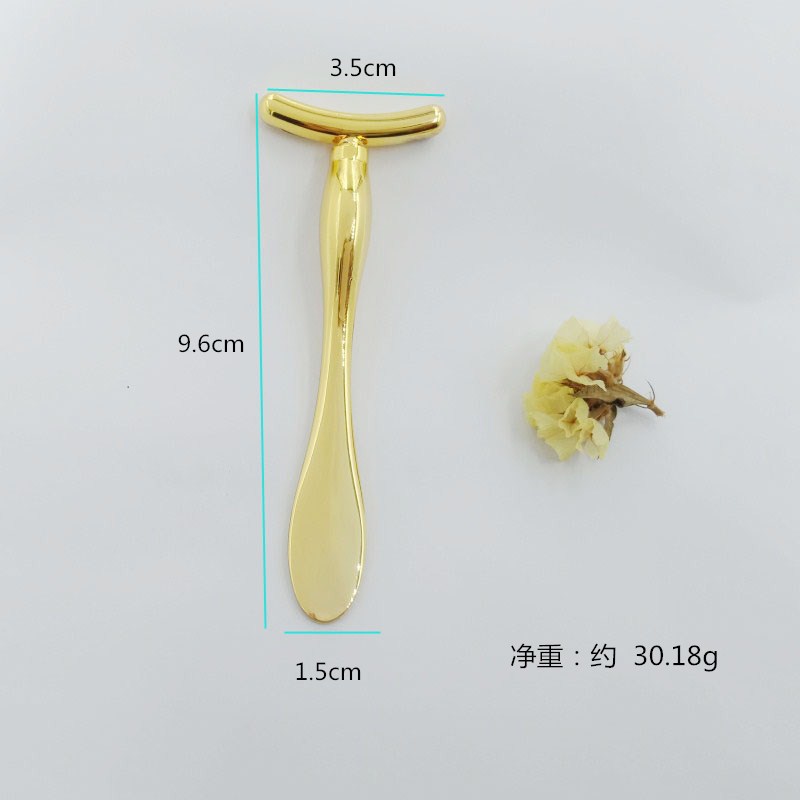 Metal Eye Cream Stick Eye Massage Stick Beauty Bar Cream Pick Stick Massage Dual-Use Lifting V Face Import Eye Beautification Instrument