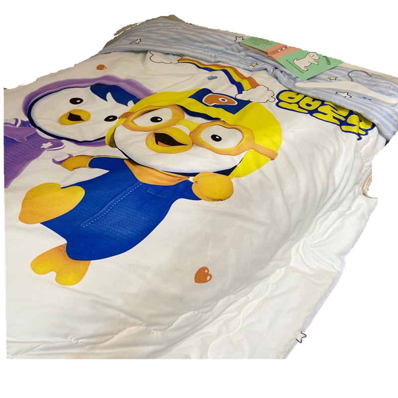 Korean Pororo Children&#039;s Cartoon Summer Quilt Washed Modal Quilt Kindergarten Duvet Nap Duvet One Piece Dropshipping