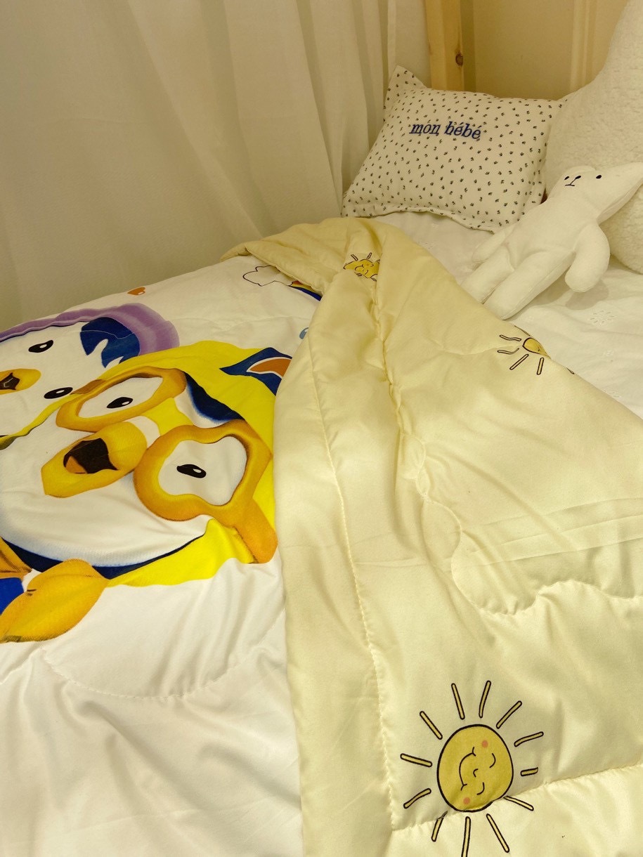 Korean Pororo Children's Cartoon Summer Quilt Washed Modal Quilt Kindergarten Duvet Nap Duvet One Piece Dropshipping