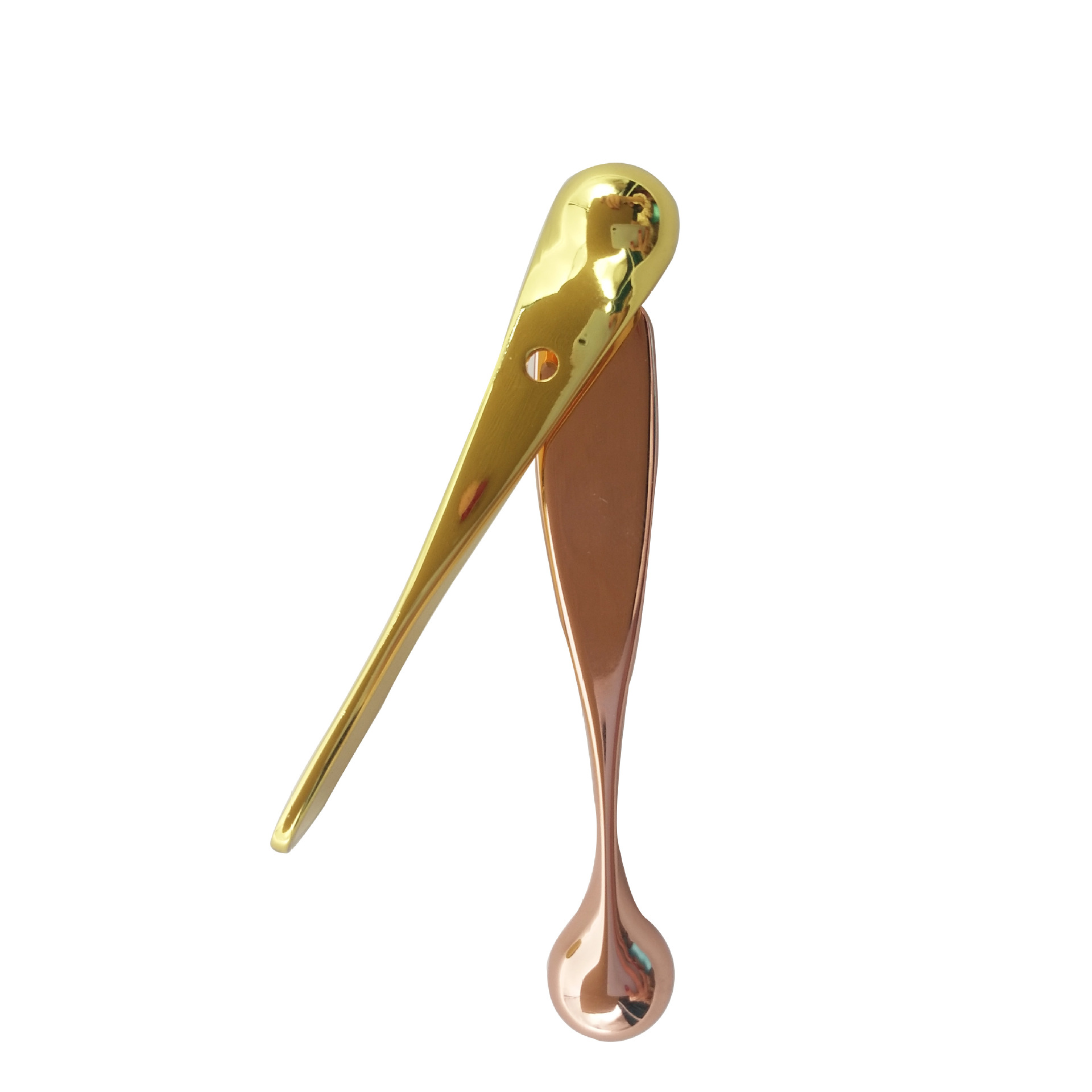 Metal Eye Cream Stick Eye Massage Stick Cream Spoon Eye Cream Massage Guide Stick Dual-Use Face Eye Beautification Instrument