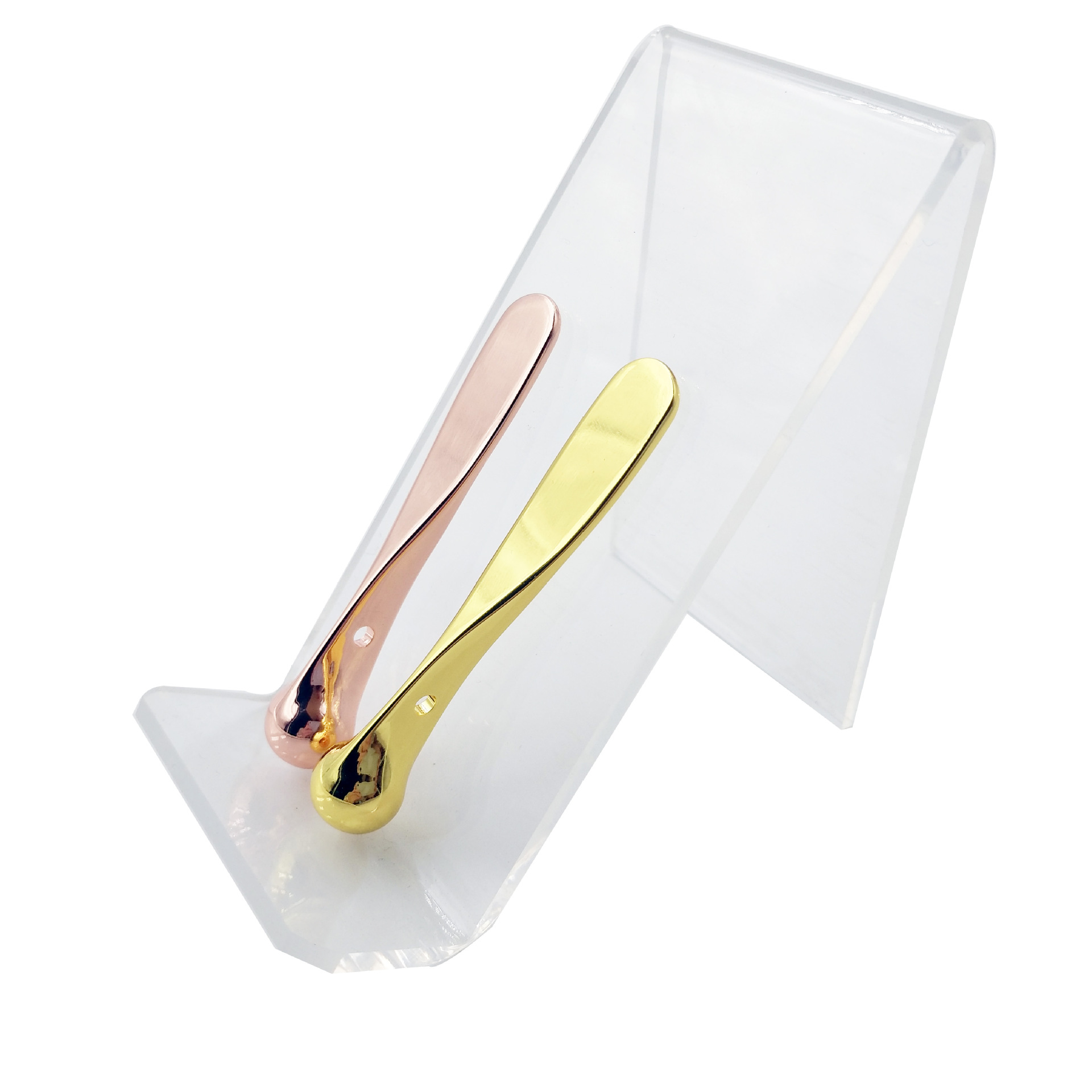 Metal Eye Cream Stick Eye Massage Stick Cream Spoon Eye Cream Massage Guide Stick Dual-Use Face Eye Beautification Instrument Metal Eye Cream Stick Eye Massage Stick Cream Spoon Eye Cream Massage Guide Stick Dual-Use Face Eye Beautification Instrument