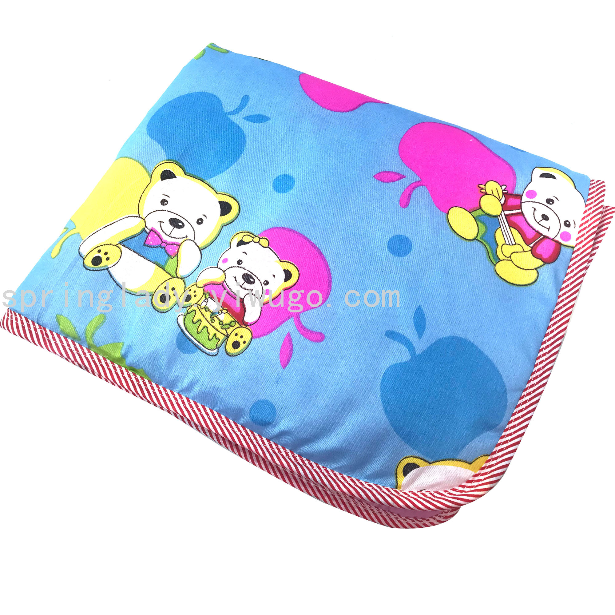 Baby Printed Waterproof Medium Size Urine Pad Average Size Wet Proof Washable Diapers for Men and Women Baby Universal 75*60
