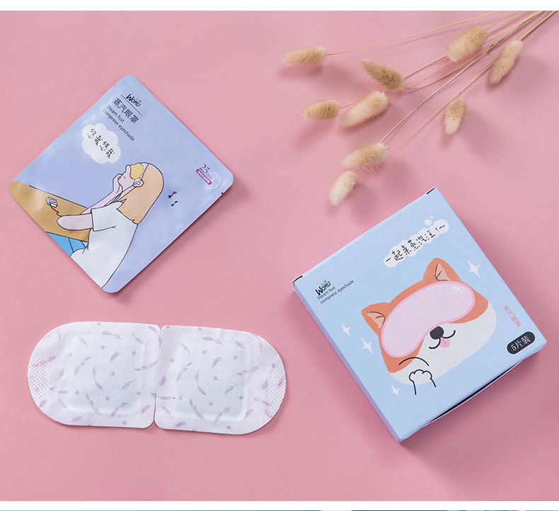 Steam Eyeshade Sleep Hot Compress Shading Disposable Eye Mask Soothing Fatigue Dark Circles Sleeping Eye Mask for Men and Women