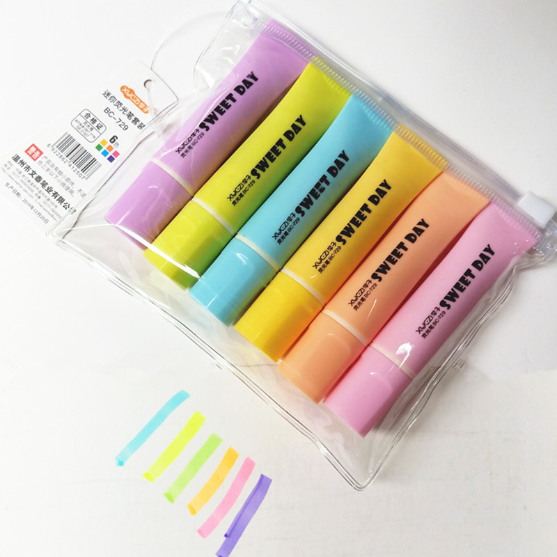Student Creative Toothpaste Modeling Fluorescent Pen Children Graffiti Painting Watercolor Pen Key Mark Color Marking PEN Award Student Creative Toothpaste Modeling Fluorescent Pen Children Graffiti Painting Watercolor Pen Key Mark Color Marking PEN Award