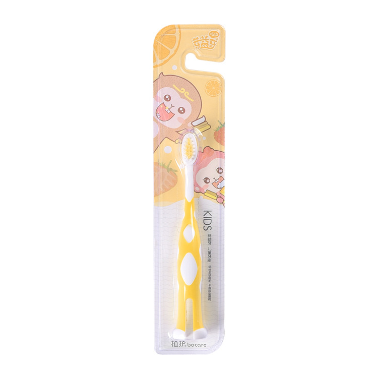 Care Cream 150G Bottled Children&#039;s Toothpaste Fruit Flavor Can Swallow SoftBristle Toothbrush Oral Cleaning Set Whole