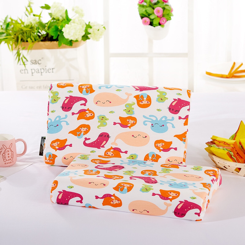 Factory Direct selling children Latex Pillow Cartoon Latex Pillow Low cervical vertebra Kindergarten Student Wholesale a substitute