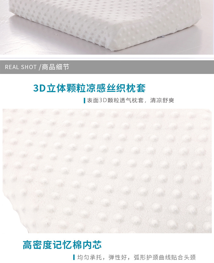 Factory Wholesale Slow Rebound Gift Memory Pillow Thailand Natural Latex Pillow Neck Protection Memory Foam Space Pillow Core