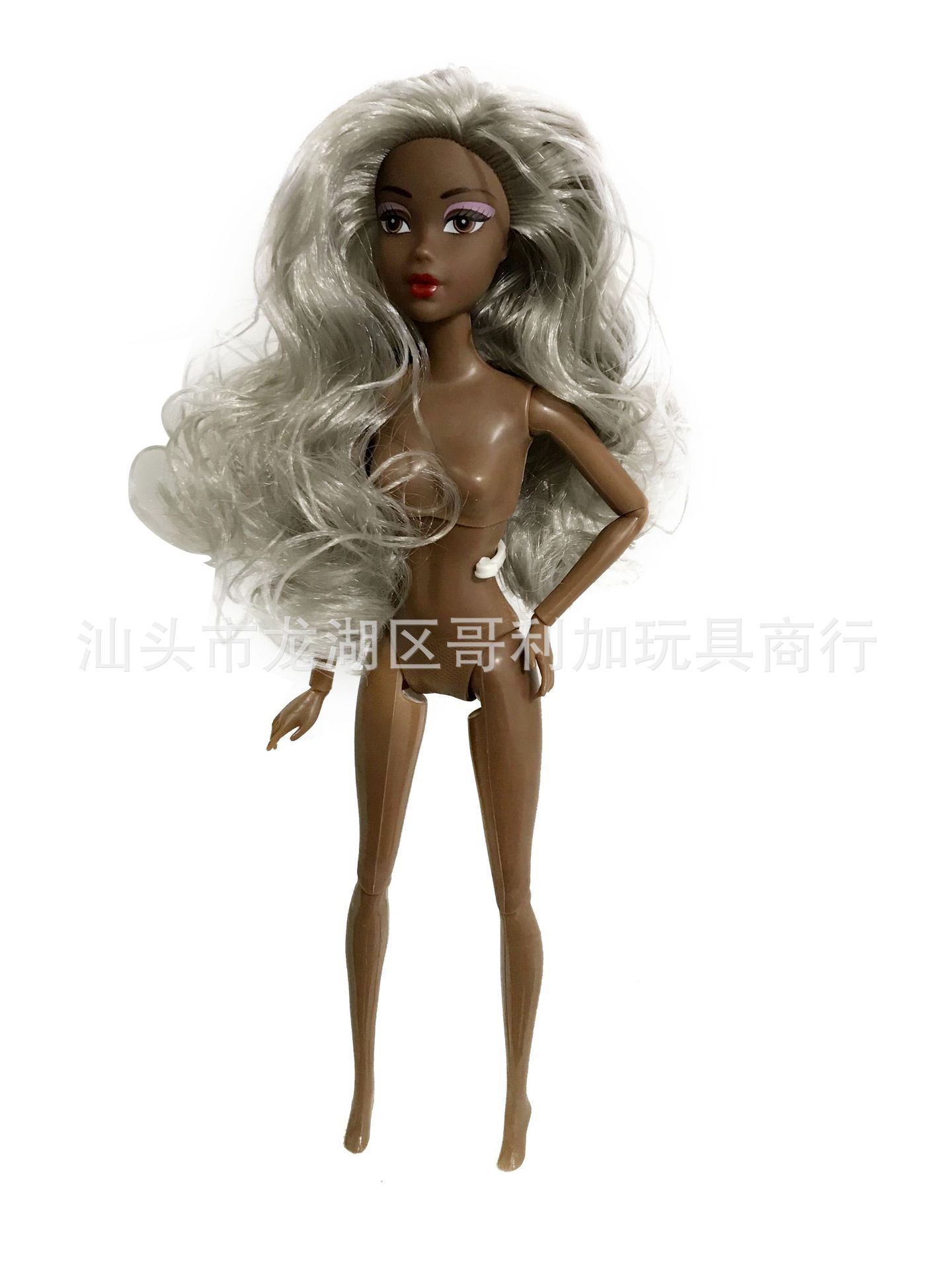 Currently Available 28! African Doll Factory Direct Sales Foreign Trade Environmental Materials Black Africa More than Jointed Doll