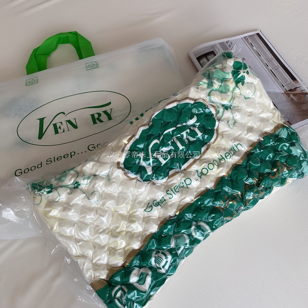 Factory Direct Sales V Brand Latex Pillow Adult Latex Pillow Thailand Wolf Tooth Latex Pillow Massage Neck Pillow Factory Direct Sales
