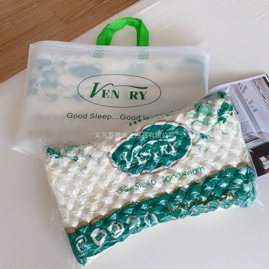 Factory Direct Sales V Brand Latex Pillow Adult Latex Pillow Thailand Wolf Tooth Latex Pillow Massage Neck Pillow Factory Direct Sales