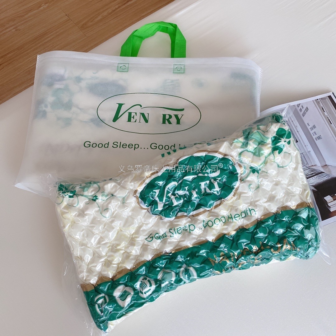 Factory Direct Sales V Brand Latex Pillow Adult Latex Pillow Thailand Wolf Tooth Latex Pillow Massage Neck Pillow Factory Direct Sales