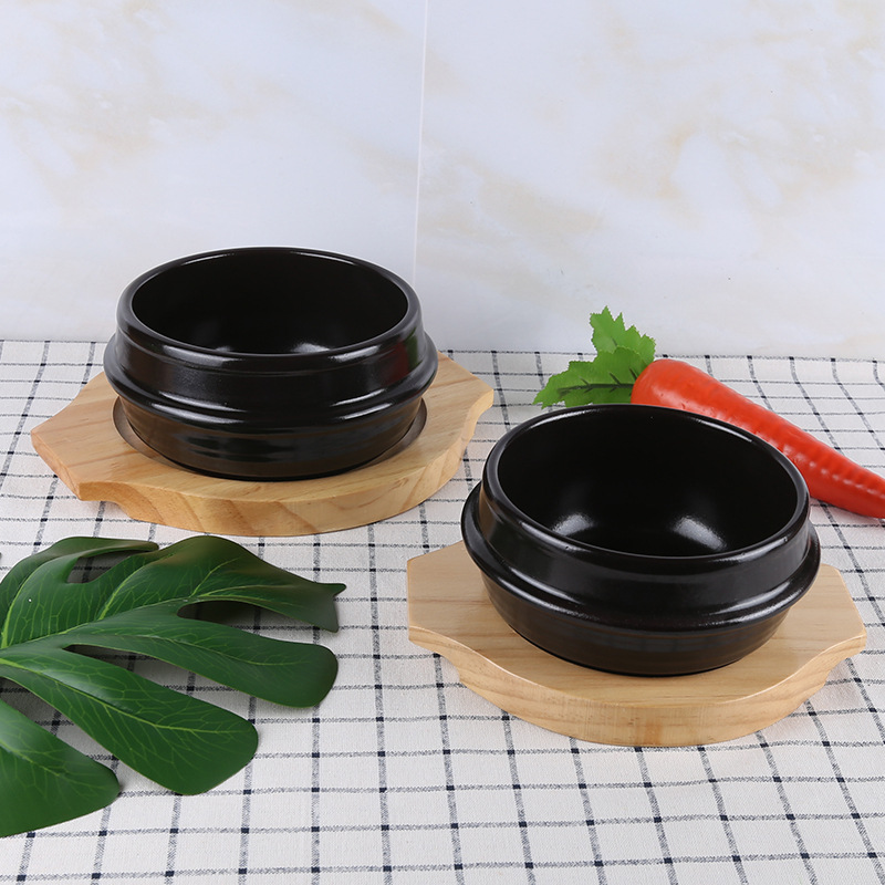 Korean Imported Food Clay Pot Bibimbap Stone Pot Korean Style Doenjang Jjigae Small Casserole Pot Soup Cross the Bridge Noodle Stone Pot