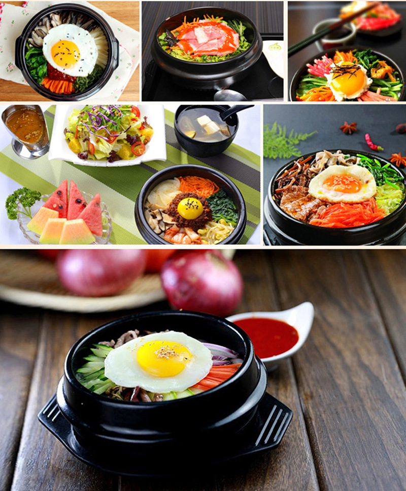 Korean Imported Food Clay Pot Bibimbap Stone Pot Korean Style Doenjang Jjigae Small Casserole Pot Soup Cross the Bridge Noodle Stone Pot Korean Imported Food Clay Pot Bibimbap Stone Pot Korean Style Doenjang Jjigae Small Casserole Pot Soup Cross the Bridge Noodle Stone Pot