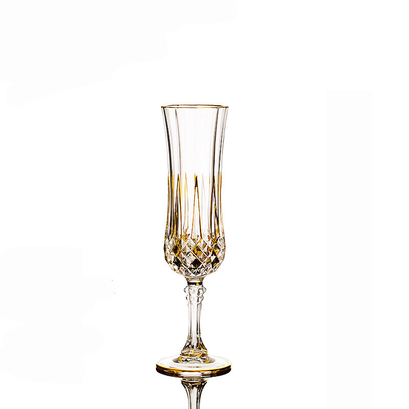 France Imported Gold Painting CDA Whiskey Shot Glass European Style Crystal Glasses Red Wine Glass Whiskey Glass Diamond Champagne Glass