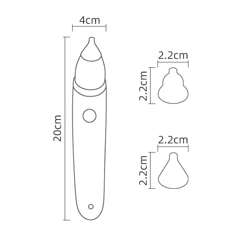 Baby Aspirator Children's Nasal Aspirator Anti-Countercurrent Electric Nasal Aspirator Baby Nasal Suction Cleaning Nose
