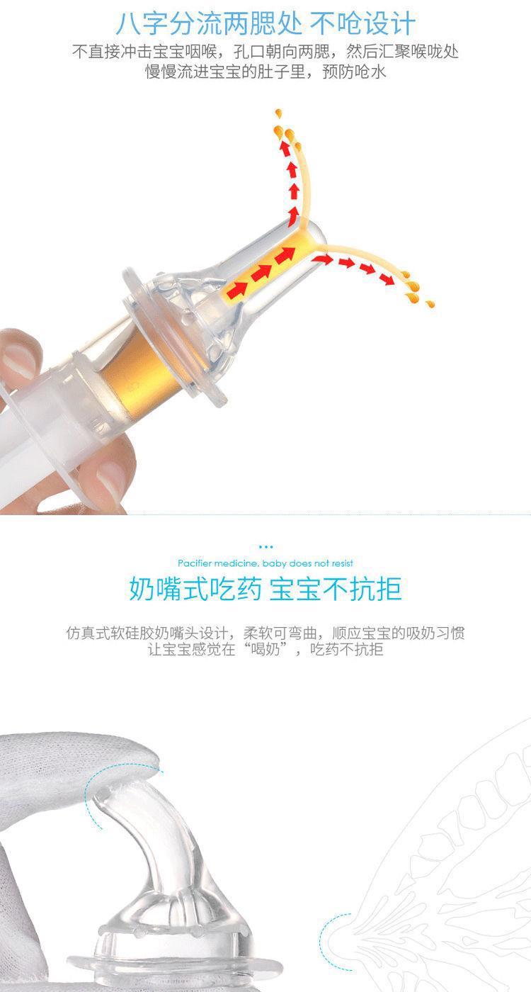 Baby Medicine Feeder Choke Proof Syringe Nipple Newborn Baby Medicine Feeding Fantstic Product Nasal Aspirator Nose Clip Children Take Medicine