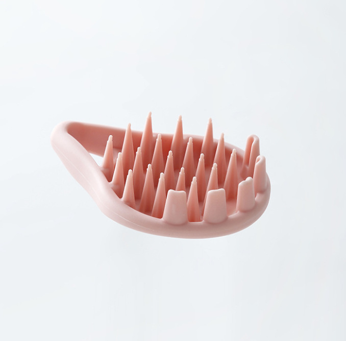 Bath Head Scratching Shampoo Brush Massage Comb Silicone End Leather Soft Tooth Long Hair Hair Comb Men's Hair-Washing Comb