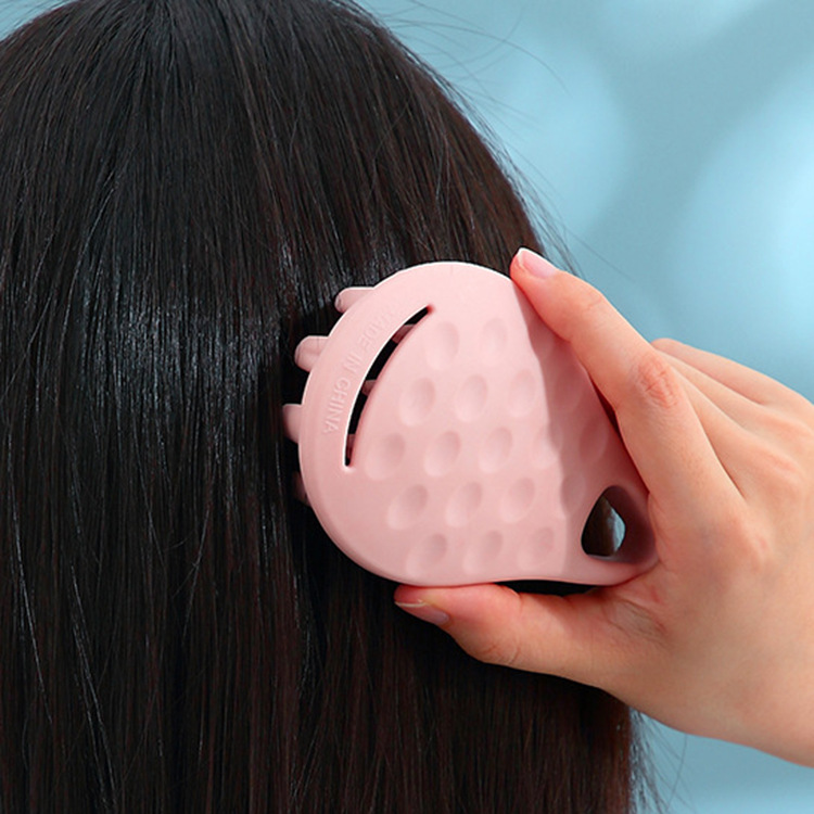 Bath Head Scratching Shampoo Brush Massage Comb Silicone End Leather Soft Tooth Long Hair Hair Comb Men's Hair-Washing Comb