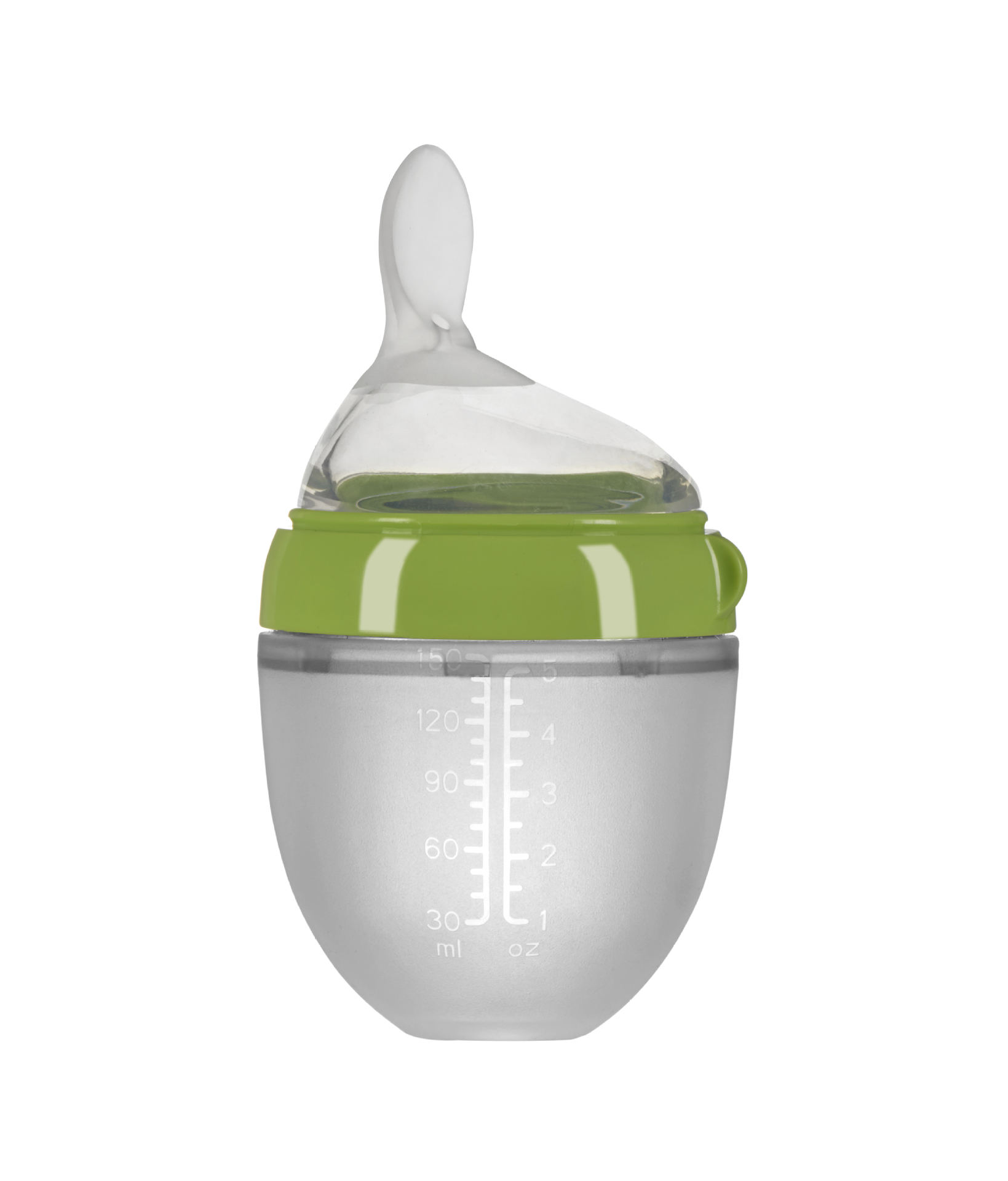 Universal Wide Mouth 7cm Feeding Bottle Eccentric Nano Silver Silicone Rice Paste Spoon Baby Food Supplement Feeding Medicine Squeeze Feeding Soft Spoon