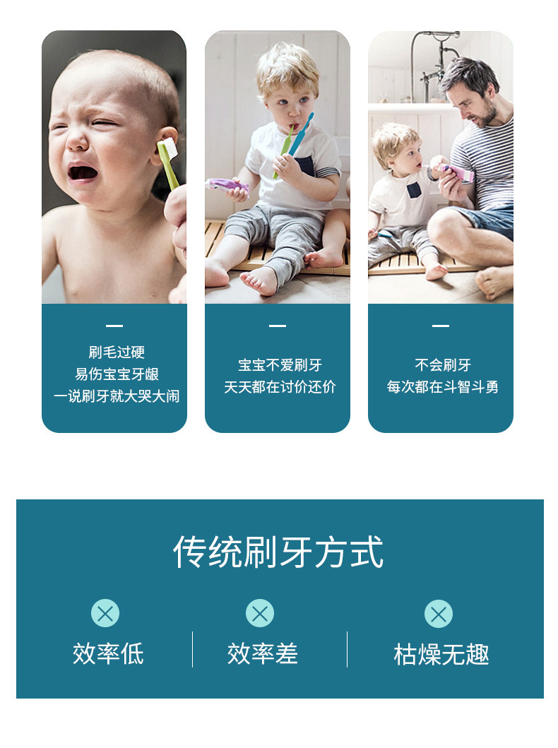 Children 'S Toothbrush U-Shaped Soft Hair 2-3-4-6-7 Years Old Baby And Infant Nipple Silicone U-Shaped Brush Tooth Artifact