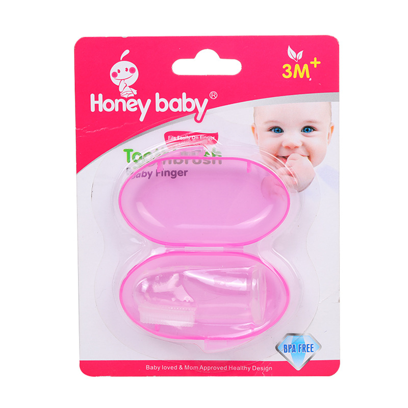 Baby silicone toothbrush creative and work thumb cover toothbrush Baby tooth brush silicone tongue coating toothbrush custom