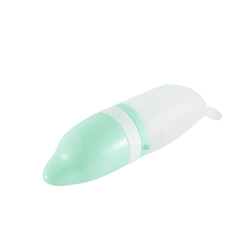 Baby Silicone Spoon Baby Feeder Complementary Food Feeding Bottle Baby Squeeze Rice Paste Bottle Children Feeding Tableware