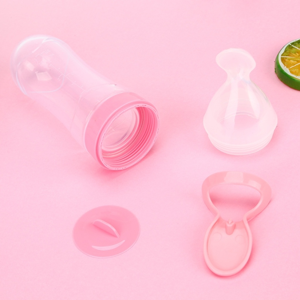 Baby Rice Paste Rice Flour Complementary Food Feeding Bottle Silicone Rice Cereal Bowl Spoon Integrated Extrusion Baby Feeding Baby Rice Paste Rice Flour Complementary Food Feeding Bottle Silicone Rice Cereal Bowl Spoon Integrated Extrusion Baby Feeding