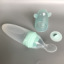 Silicone milk bottle extruder spoon children&#039;s feeding bottle baby round bottom rice paste spoon baby training rice paste bottle