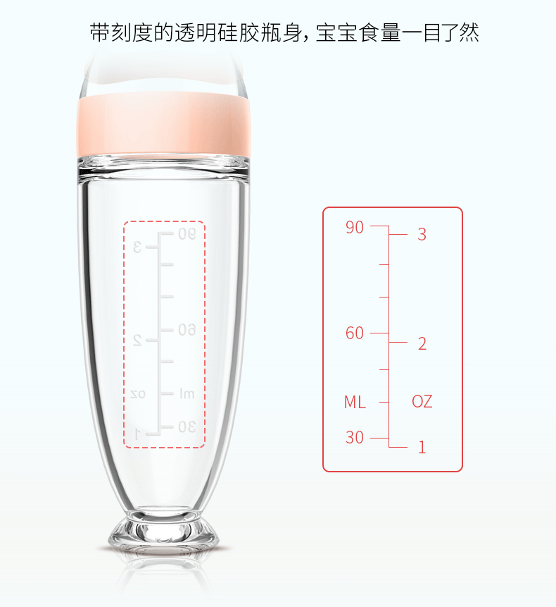 Silicone Rice Cereal Baby Spoon Female Infant Dietary Supplement Silicone Children's Tableware Sucker Rice Paste Bottle Silicone Rice Cereal Baby Spoon Female Infant Dietary Supplement Silicone Children's Tableware Sucker Rice Paste Bottle