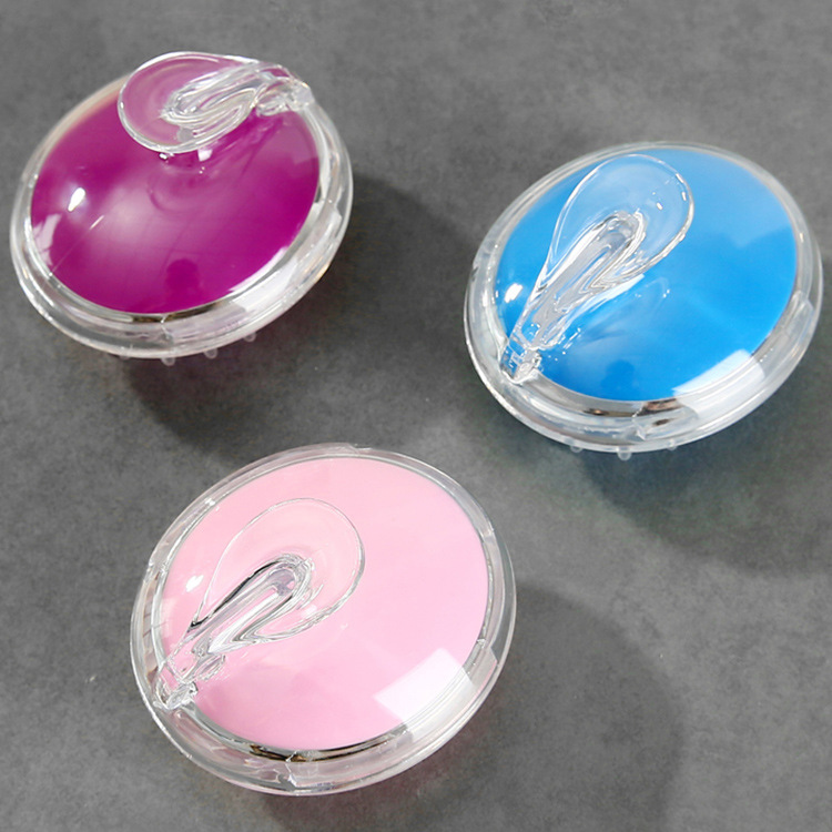 Home Hair Salon Cleansing Scalp Shampoo Massage Brush Crystal Transparent Shampoo Comb Massage Brush Bath Brush Silicone Shampoo Brush