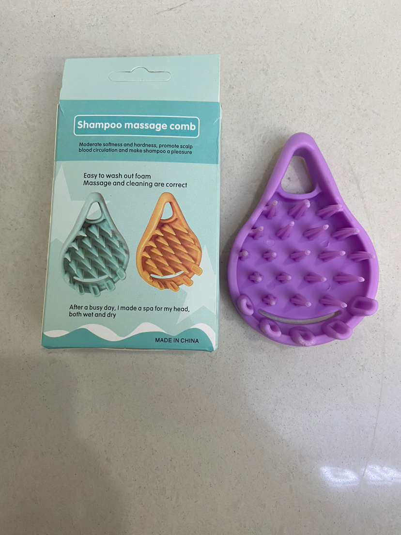 Shampoo Brush Massage Brush Hair Washing Artifact Silicone Hair Washing Comb Head Brush Scalp Anti-Itching Head Scratching Tool Shampoo Brush Massage Brush Hair Washing Artifact Silicone Hair Washing Comb Head Brush Scalp Anti-Itching Head Scratching Tool