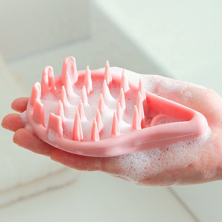 Shampoo Brush Massage Brush Hair Washing Artifact Silicone Hair Washing Comb Head Brush Scalp Anti-Itching Head Scratching Tool Shampoo Brush Massage Brush Hair Washing Artifact Silicone Hair Washing Comb Head Brush Scalp Anti-Itching Head Scratching Tool