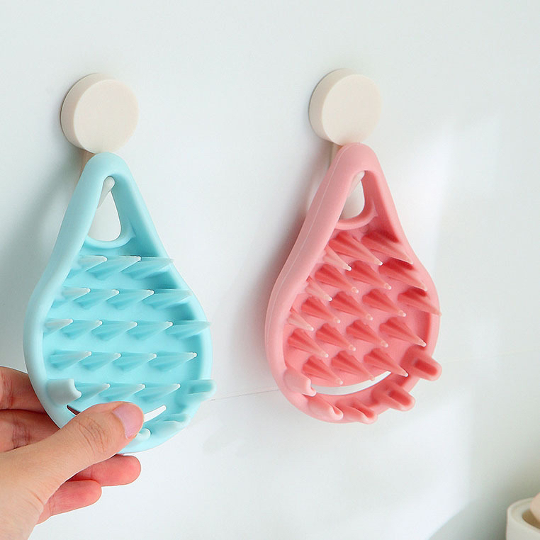 Shampoo Brush Massage Brush Hair Washing Artifact Silicone Hair Washing Comb Head Brush Scalp Anti-Itching Head Scratching Tool Shampoo Brush Massage Brush Hair Washing Artifact Silicone Hair Washing Comb Head Brush Scalp Anti-Itching Head Scratching Tool