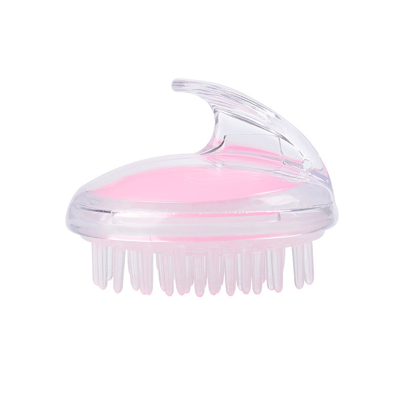 Crystal Transparent Shampoo Brush Head Massage Shampoo Brush Shampoo Massage Brush Bath Brush Silicone Shampoo Brush Internet Celebrity Same Style