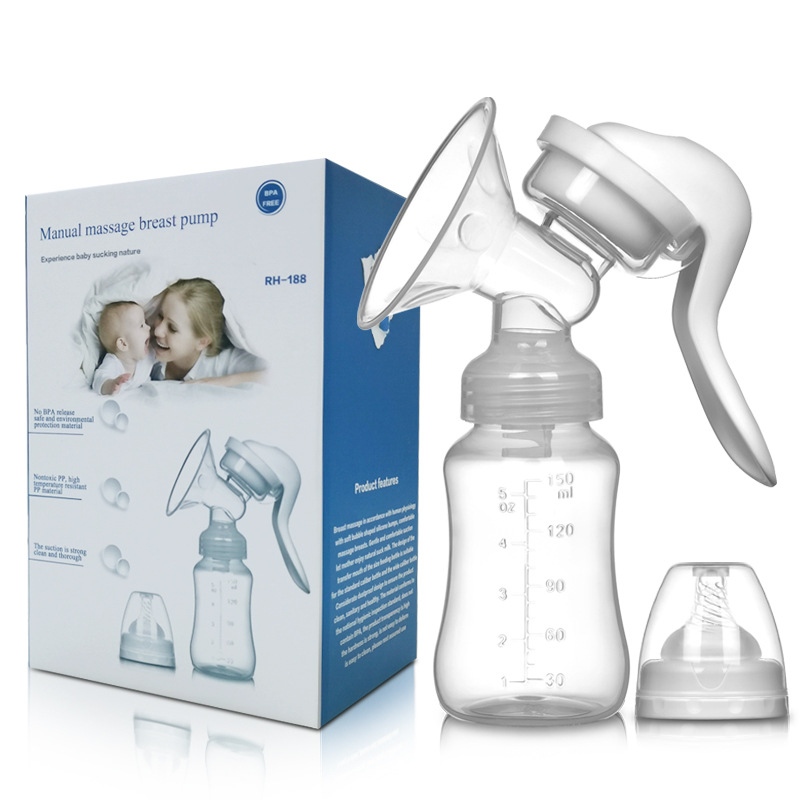 Pregnant Women Comfortable Manual Breast Pump Super Suction Multi-Function Breast Pump Suction Large Breast Pump Breast Pump