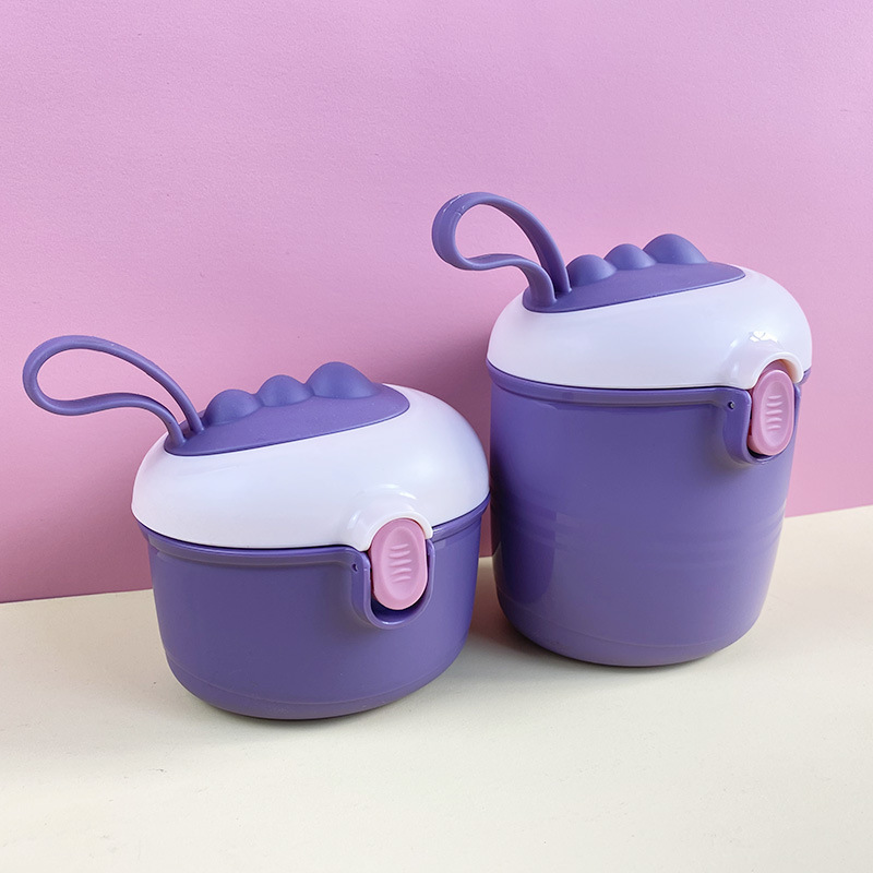 Cartoon Baby and Infant Go out Portable Milk Powder Box Sealed Subpackage Cans Grid Children Milk Powder Can Grid Storage Box